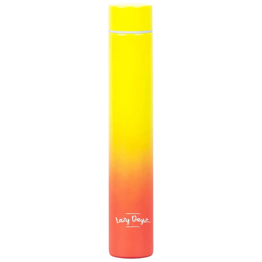 Lazy Dayz 300ml Slimline Insulated Drink Bottle - Yellow Peach Ombre - Mekamart Australia