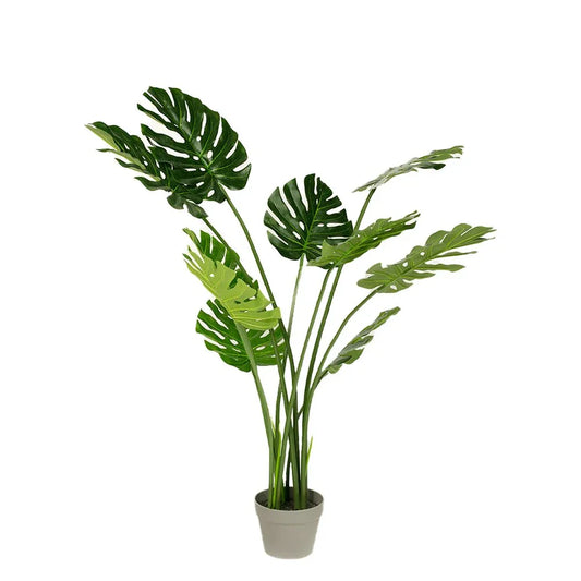 120cm Faux Artificial Home Decor Potted Monstera Plant - Mekamart Australia