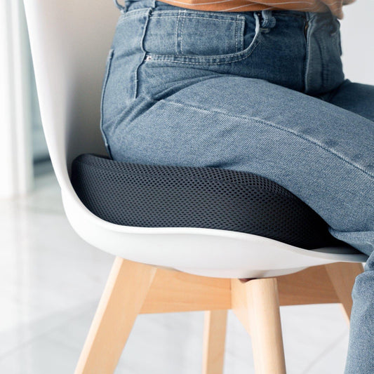 Memory Foam Lumbar Back Support Cushion Seat Set - Mekamart Australia