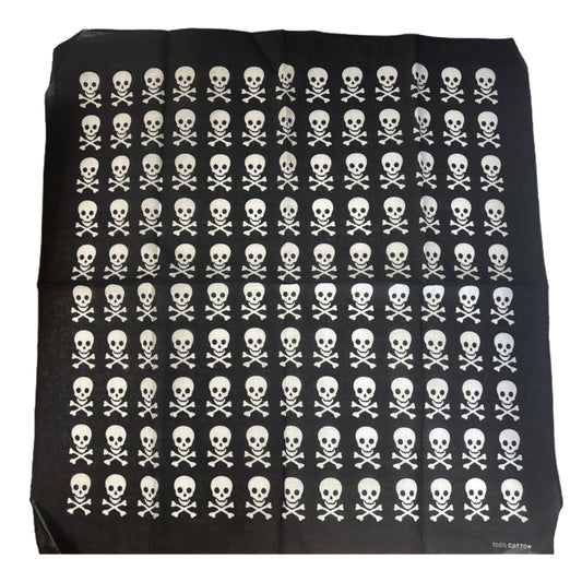 Pirate bandana with skulls