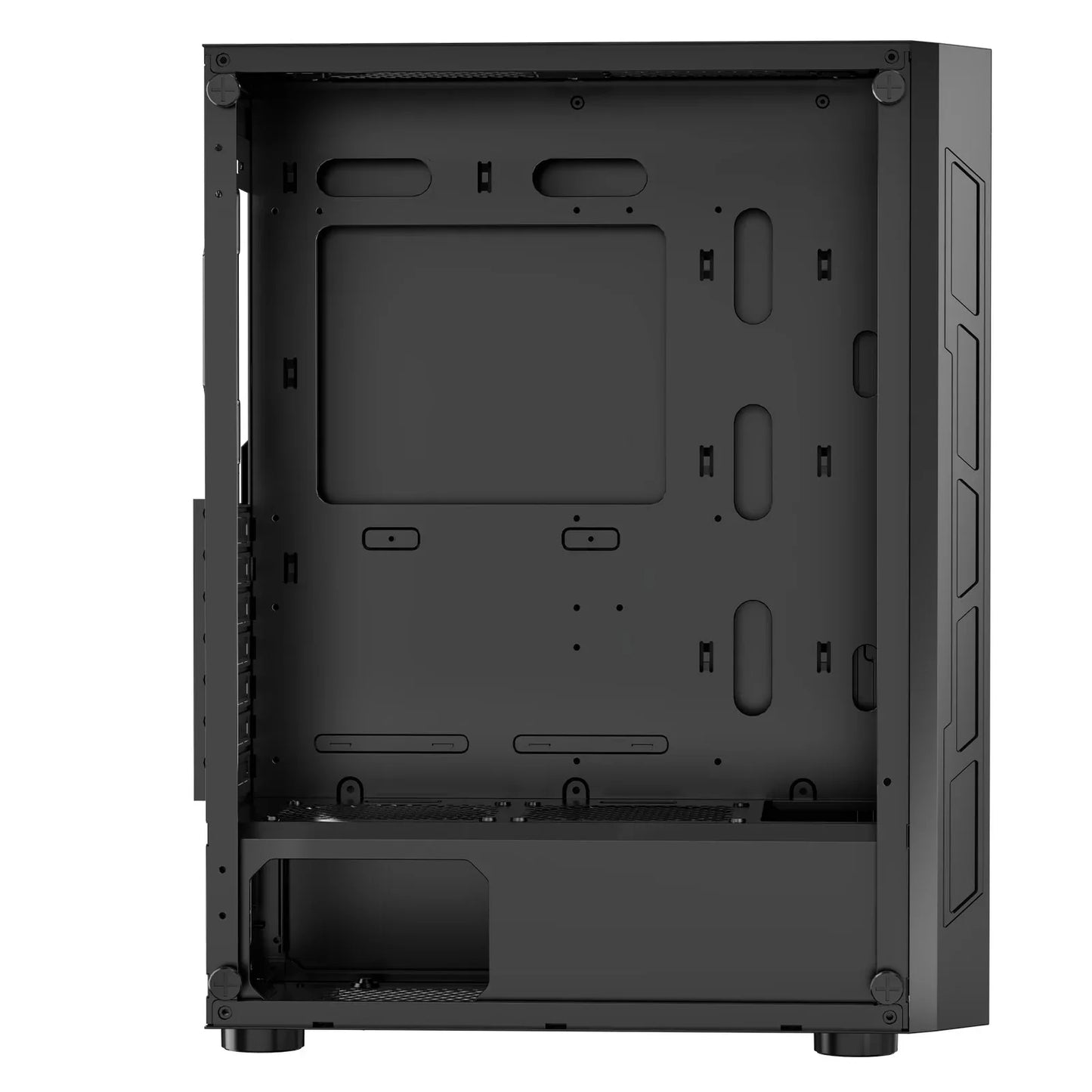 VEVOR Mid-Tower ATX PC Gaming Case Computer Case Box with 3 x 120 mm ARGB Fans - Mekamart Australia