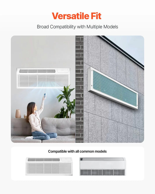 VEVOR Air Conditioner Wall Sleeve 42 in Universal Through the Wall AC Sleeve - Mekamart Australia