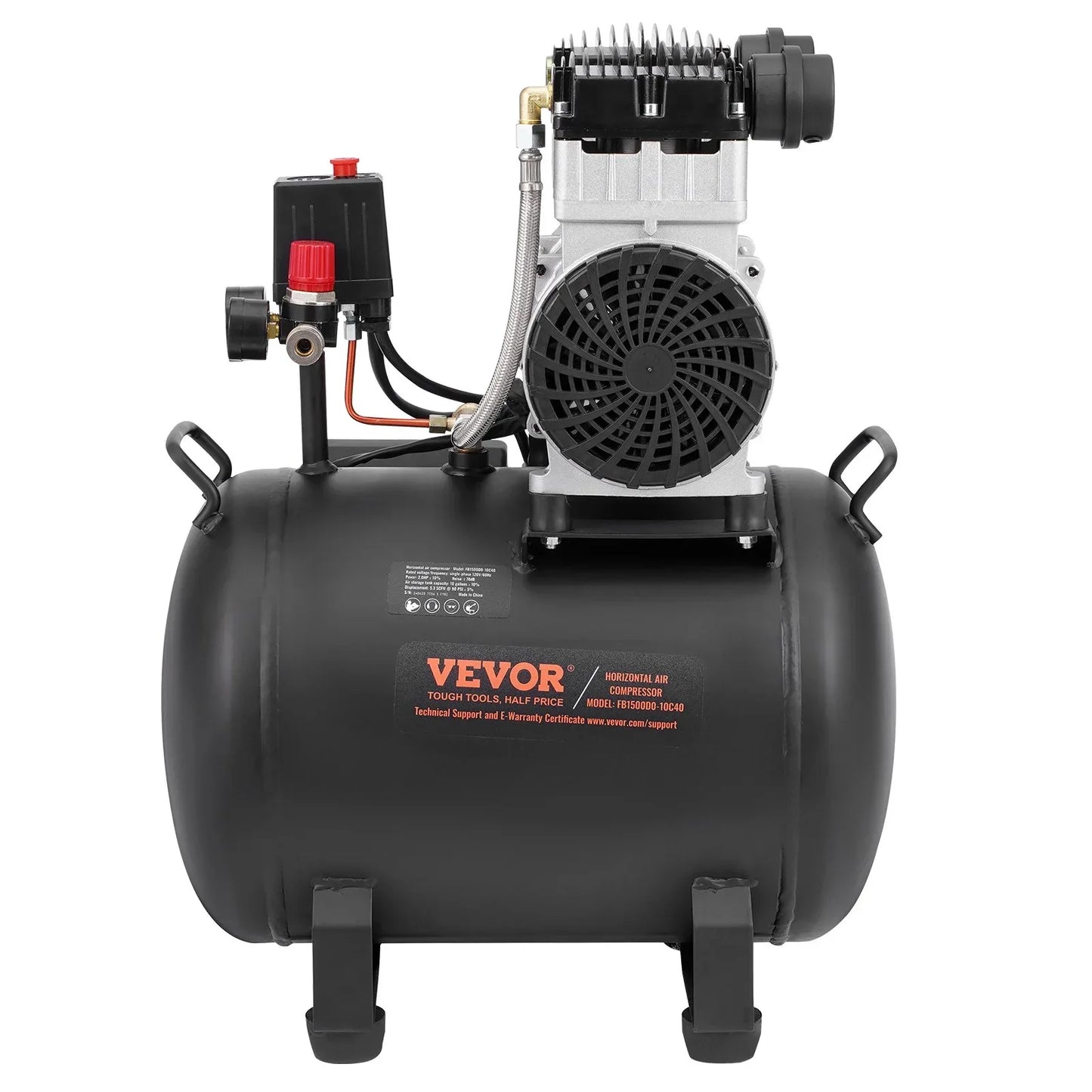 VEVOR Air Compressor Compact Portable Oil Free Compressor 40L 90 PSI - Mekamart Australia