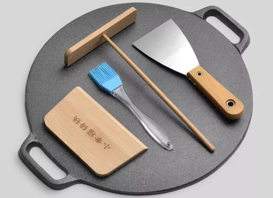 Cast Iron Pan Dosa Tawa - 32CM - Mekamart Australia