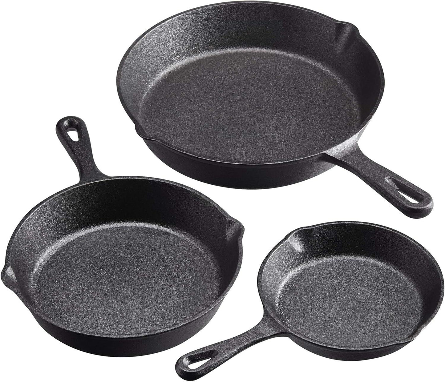 Cookware Sets Frying Cast Iron Pans Cast Iron Dish 16/20/26cm - Mekamart Australia