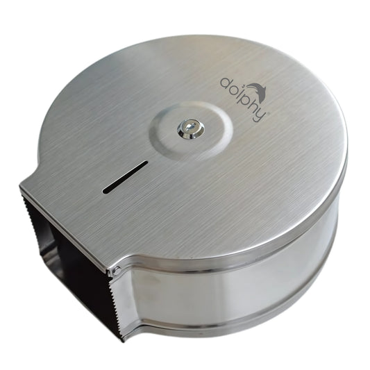 Stainless Steel Jumbo Toilet Paper Roll Dispenser - Mekamart Australia