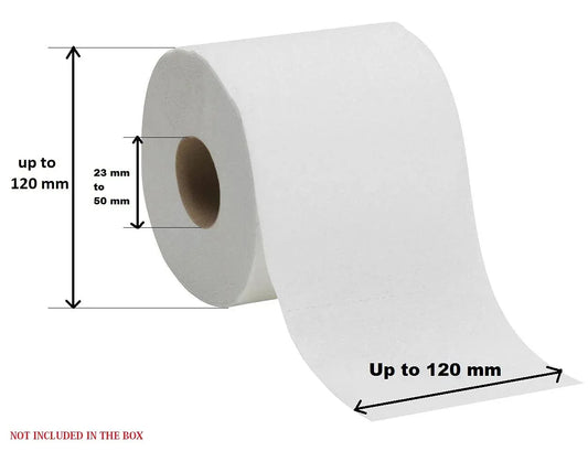 Stainless Steel Twin Toilet Roll Holder with Shelf - Mekamart Australia