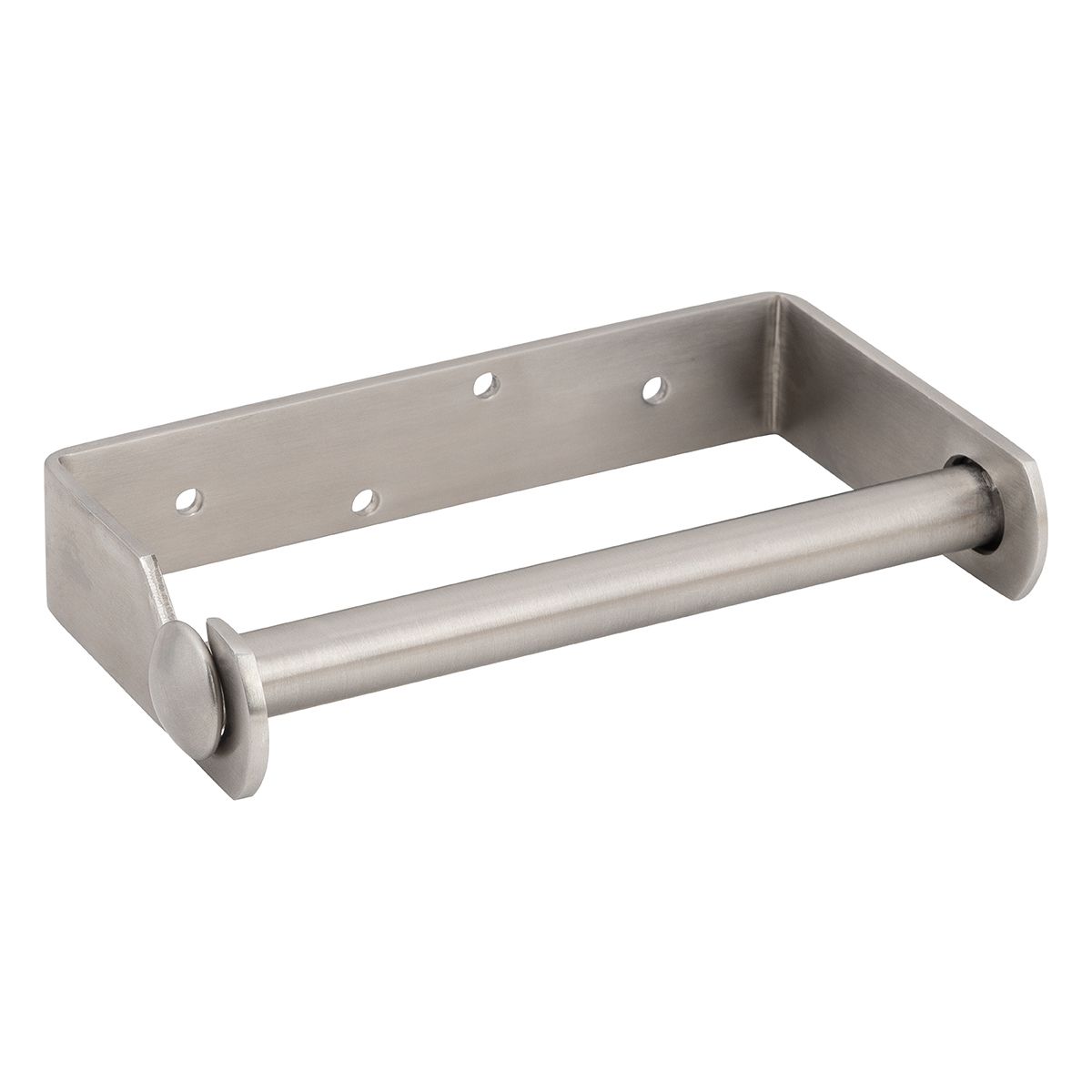 Brushed Aluminium Toilet Roll Holder