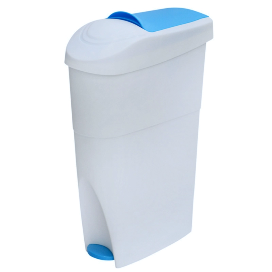 Sanitary Bin with Paddle Sky-Blue - 18L