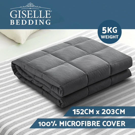 Giselle Weighted Blanket 5KG Adult - Mekamart Australia