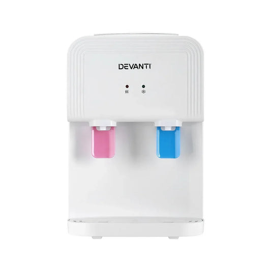 Devanti Water Cooler Dispenser Bench Top White - Mekamart Australia