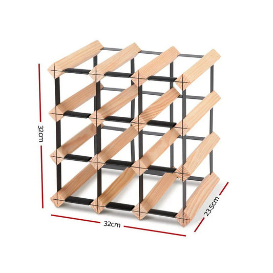 Artiss Wine Rack 12 Bottle - Mekamart Australia