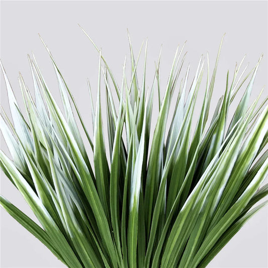 White Tipped Grass Stem UV Resistant 35cm - Mekamart Australia