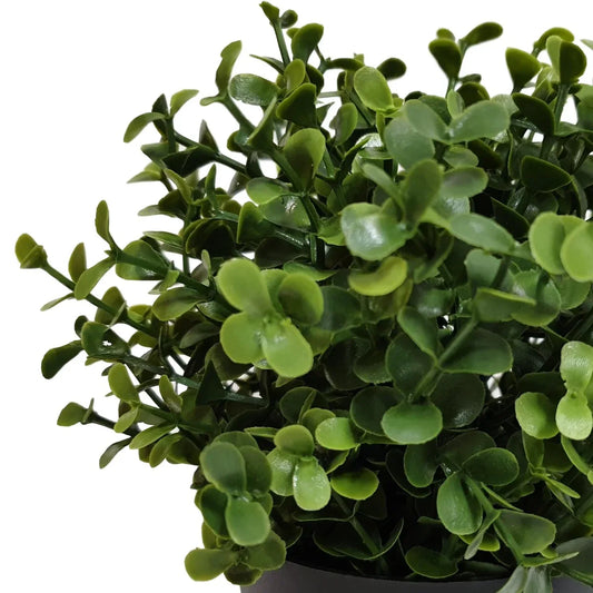 Small Potted Artificial Buxus Plant UV Resistant 20cm - Mekamart Australia