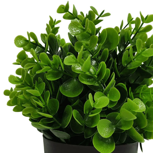 Small Potted Artificial Peperomia Plant UV Resistant 20cm - Mekamart Australia