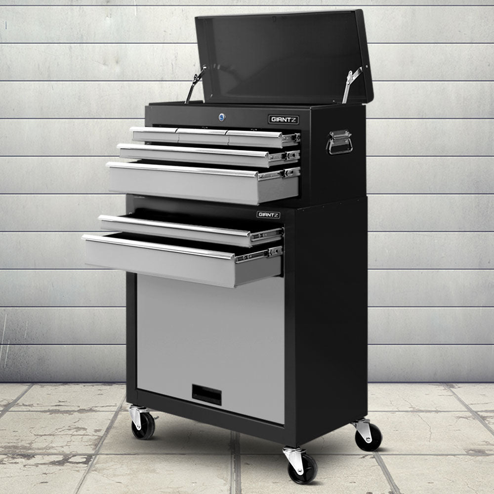 Tool storage boxes, cabinets, and organizers for workshops