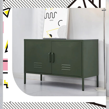 Artiss Buffet Sideboard Metal Cabinet - BASE Green - Mekamart Australia