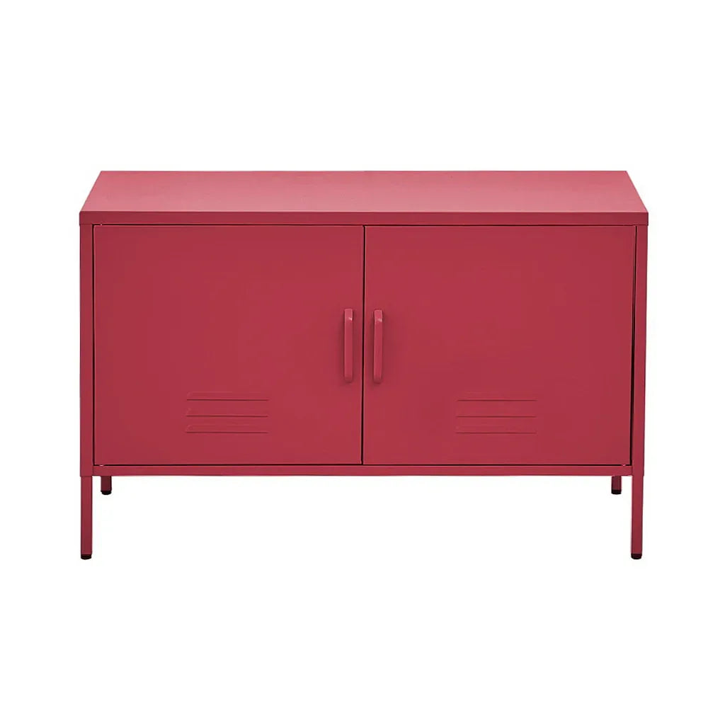 Artiss Buffet Sideboard Metal Cabinet - BASE Pink - Mekamart Australia