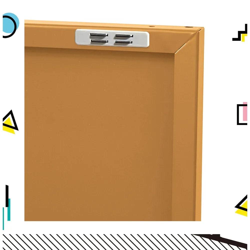 Artiss Buffet Sideboard Metal Cabinet - BASE Yellow - Mekamart Australia