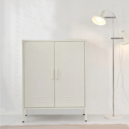 Artiss Buffet Sideboard Metal Cabinet - SWEETHEART White - Mekamart Australia