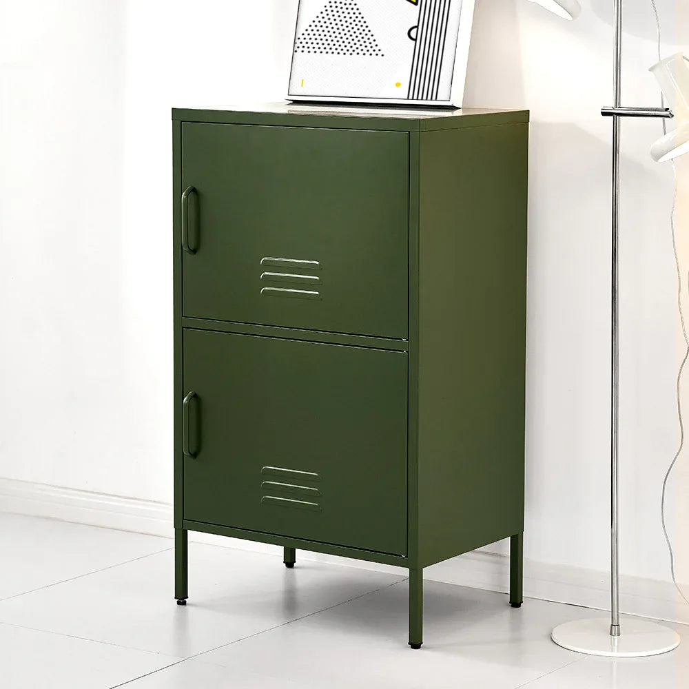 Artiss Buffet Sideboard Metal Cabinet - DOUBLE Green - Mekamart Australia
