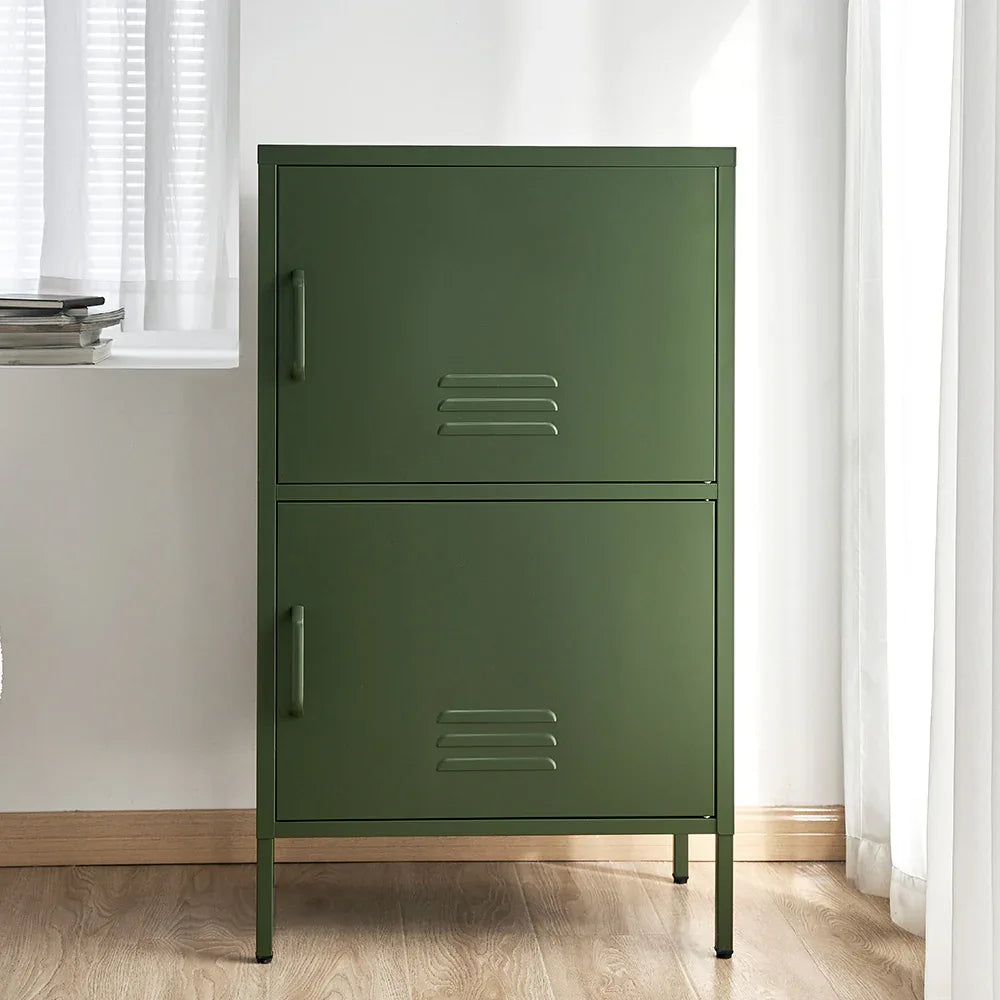Artiss Buffet Sideboard Metal Cabinet - DOUBLE Green - Mekamart Australia