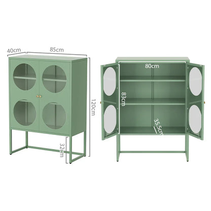 Artiss Buffet Sideboard Metal Cabinet - ELLA Green - Mekamart Australia