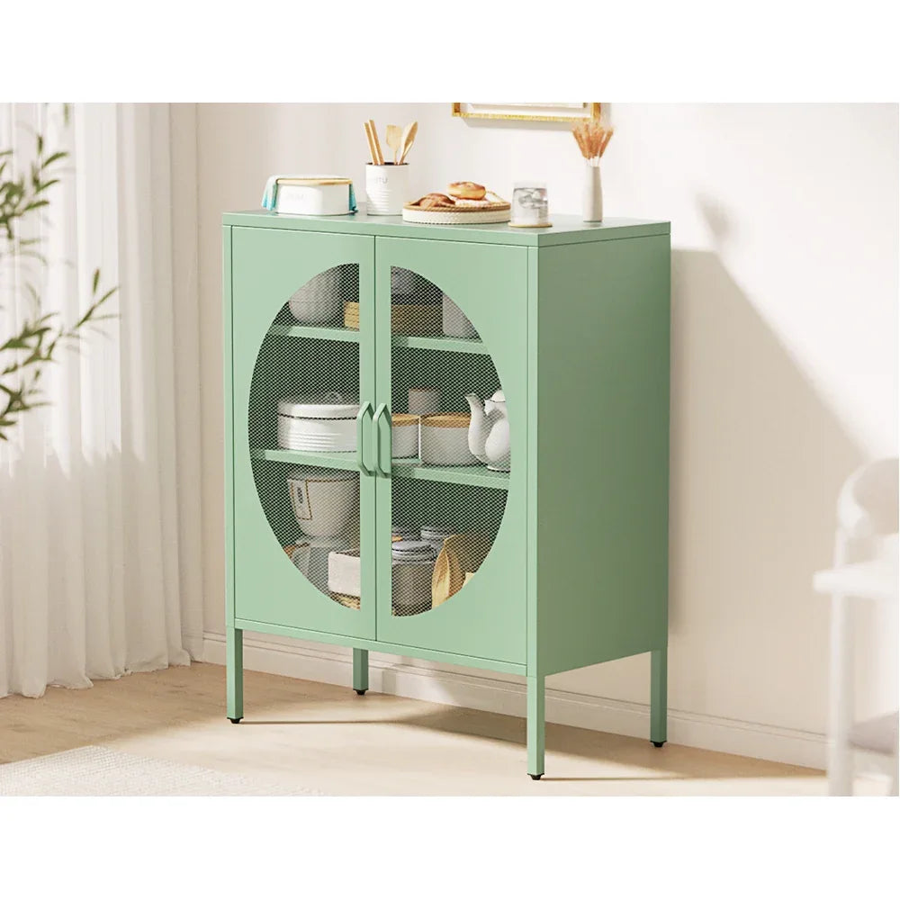 Artiss Buffet Sideboard Metal Cabinet - ELSA Green - Mekamart Australia