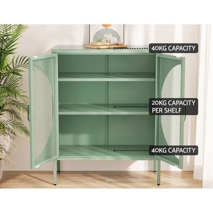 Artiss Buffet Sideboard Metal Cabinet - ELSA Green - Mekamart Australia