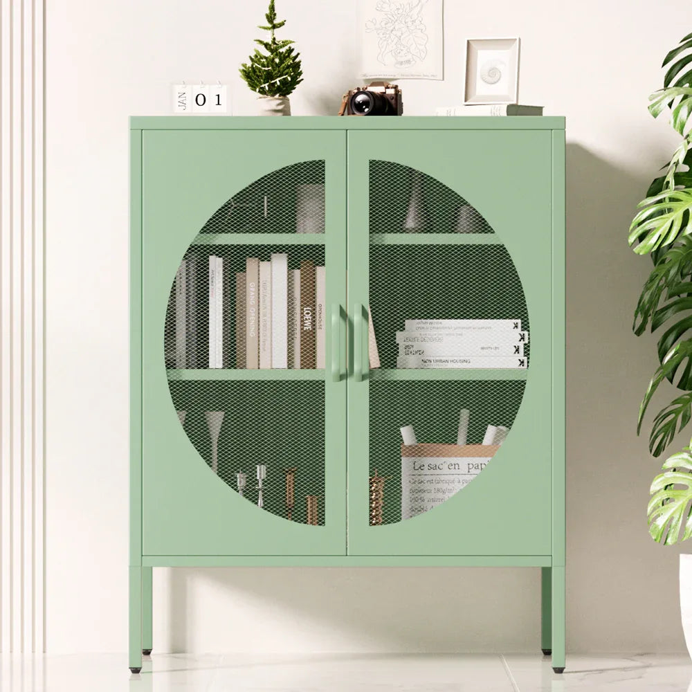 Artiss Buffet Sideboard Metal Cabinet - ELSA Green - Mekamart Australia