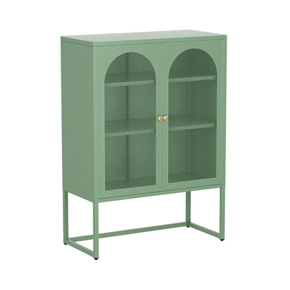Artiss Buffet Sideboard Metal Cabinet - ELMA Green - Mekamart Australia