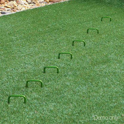Prime Turf Artificial Grass 200pcs Synthetic Pins Fake Lawn Turf Weed Mat Pegs Joining Tape