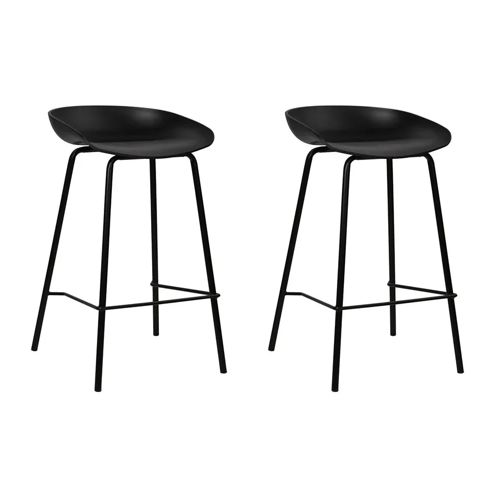 Artiss 2x Bar Stools Kitchen Counter Stools Metal - Mekamart Australia