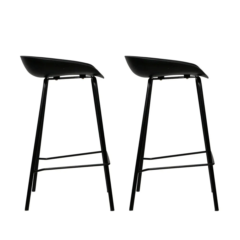 Artiss 2x Bar Stools Kitchen Counter Stools Metal - Mekamart Australia