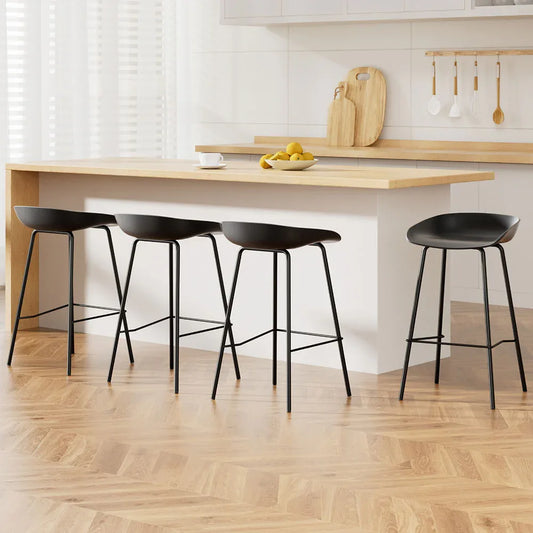 Artiss 4x Bar Stools Kitchen Counter Stools Metal - Mekamart Australia