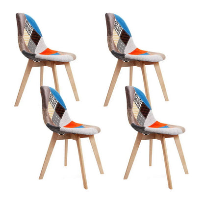 Artiss Dining Chairs Set of 4 Fabric Retro Replica DSW - Mekamart Australia