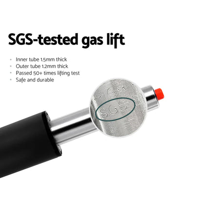 Artiss 4x Bar Stools PU Leather Gas Lift White - Mekamart Australia