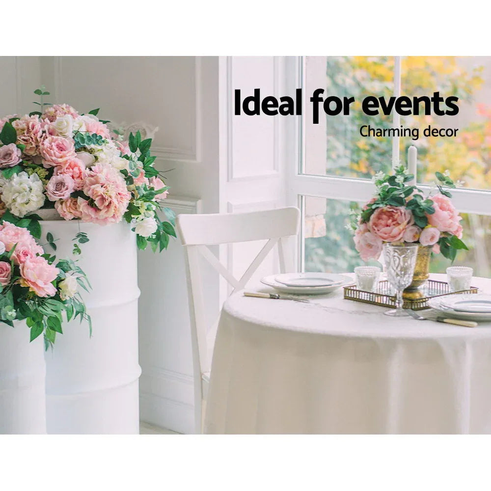 Artiss Bar Table Gas Lift Round Black - Mekamart Australia