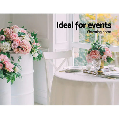 Artiss Bar Table Gas Lift Round Black - Mekamart Australia