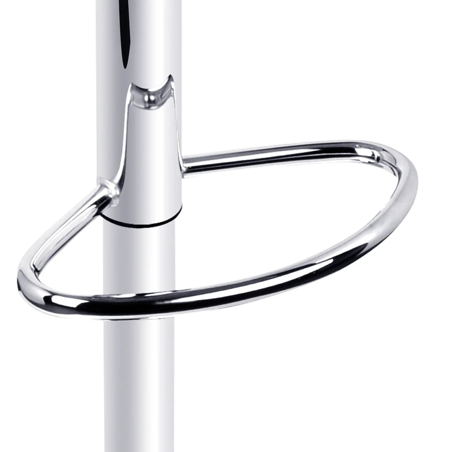 Artiss Bar Stools Gas Lift Leather w/Armrest Black - Mekamart Australia