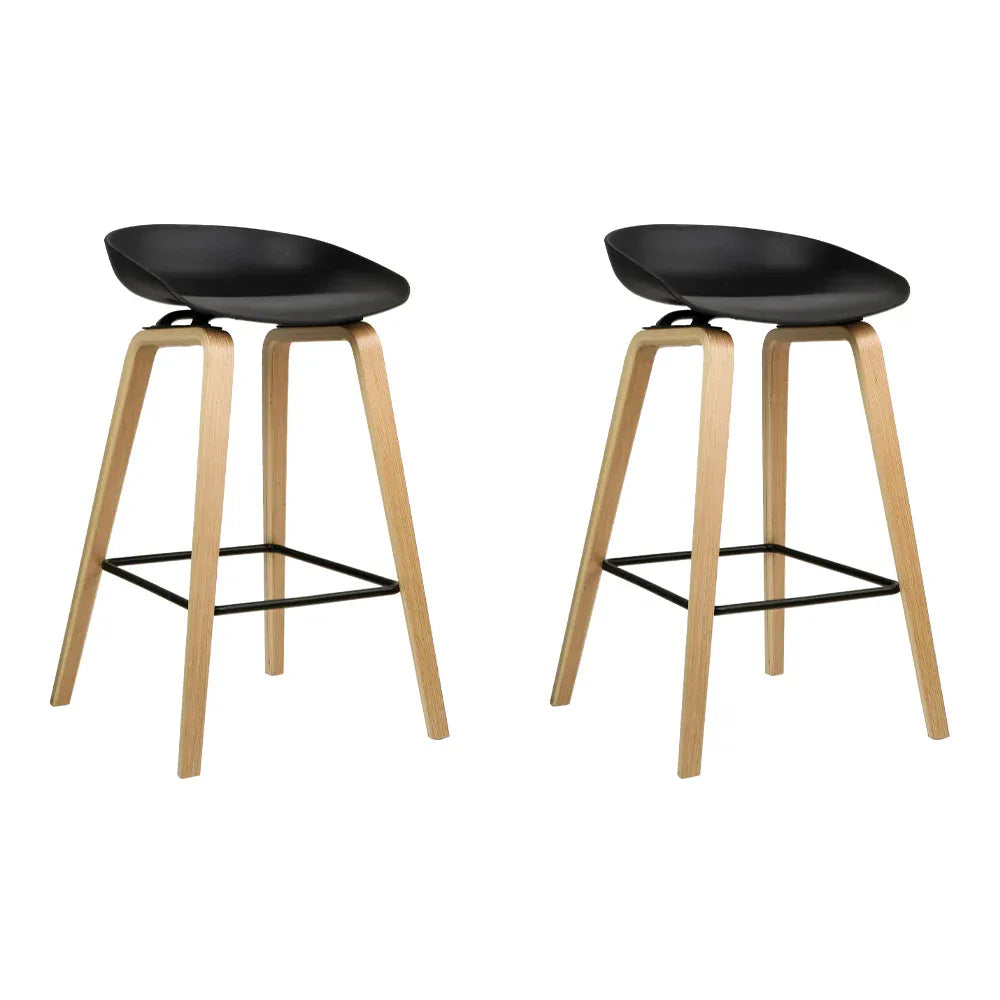 Artiss 2x Bar Stools Wooden - Mekamart Australia