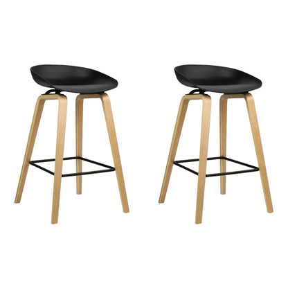 Artiss 2x Bar Stools Wooden - Mekamart Australia