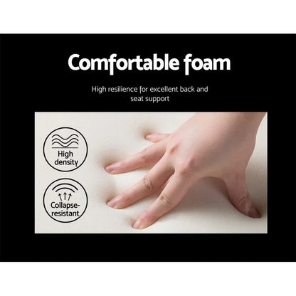 Artiss Dining Chairs Set of 4 Fabric Retro Replica DSW - Mekamart Australia