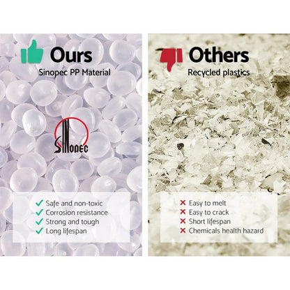 Artiss Dining Chairs Set of 4 Fabric Retro Replica DSW - Mekamart Australia