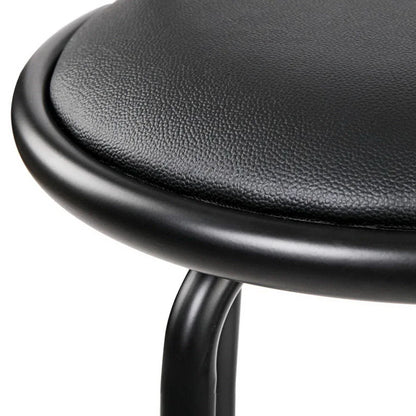 Artiss 4x Bar Stools Swivel Leather Padded Metal - Mekamart Australia