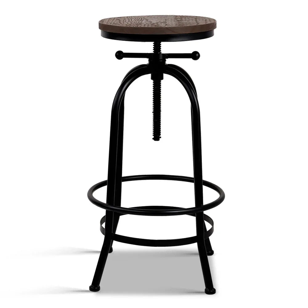 Artiss Bar Stools Adjustable Wood Chairs - Mekamart Australia