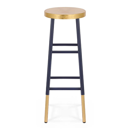 Artiss Bar Stools Metal Gold Navy - Mekamart Australia