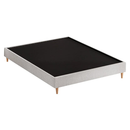 Artiss Bed Frame Double Size Beige ZORA - Mekamart Australia
