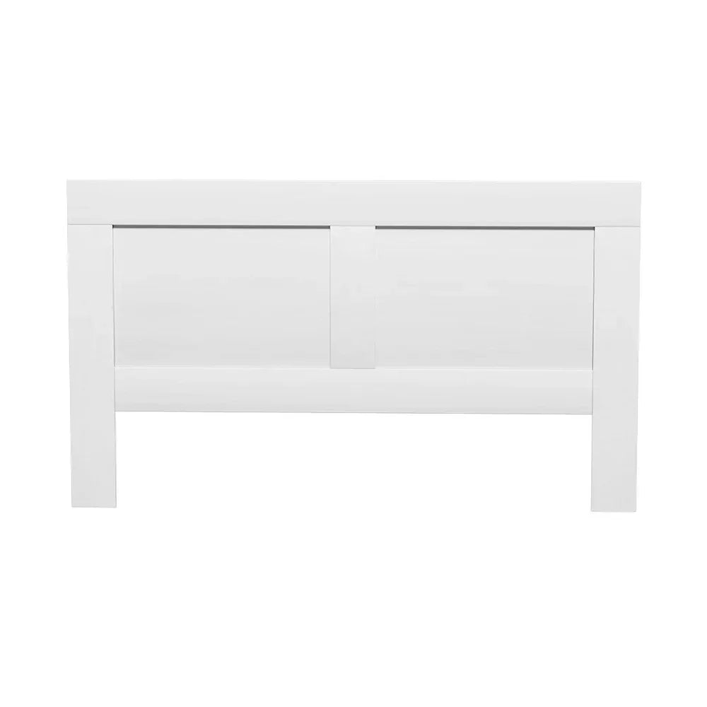 Artiss Bed Head Headboard King with Shelves - CABI White - Mekamart Australia