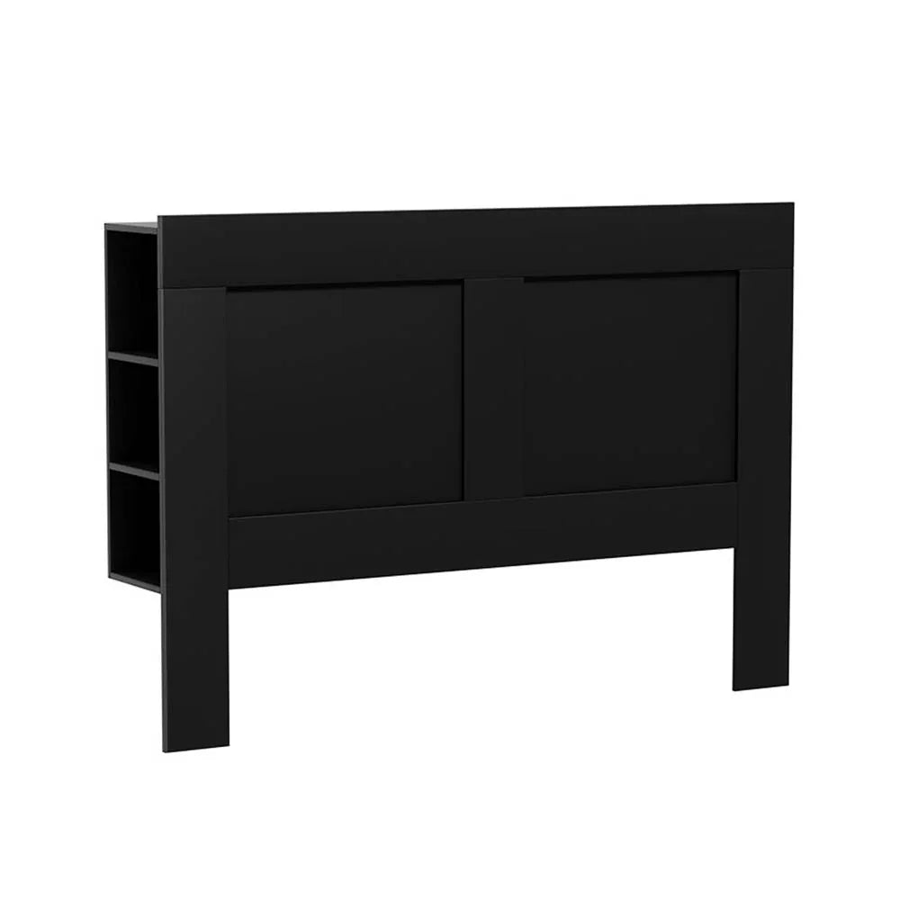 Artiss Bed Head Headboard Queen with Shelves - CABI Black - Mekamart Australia